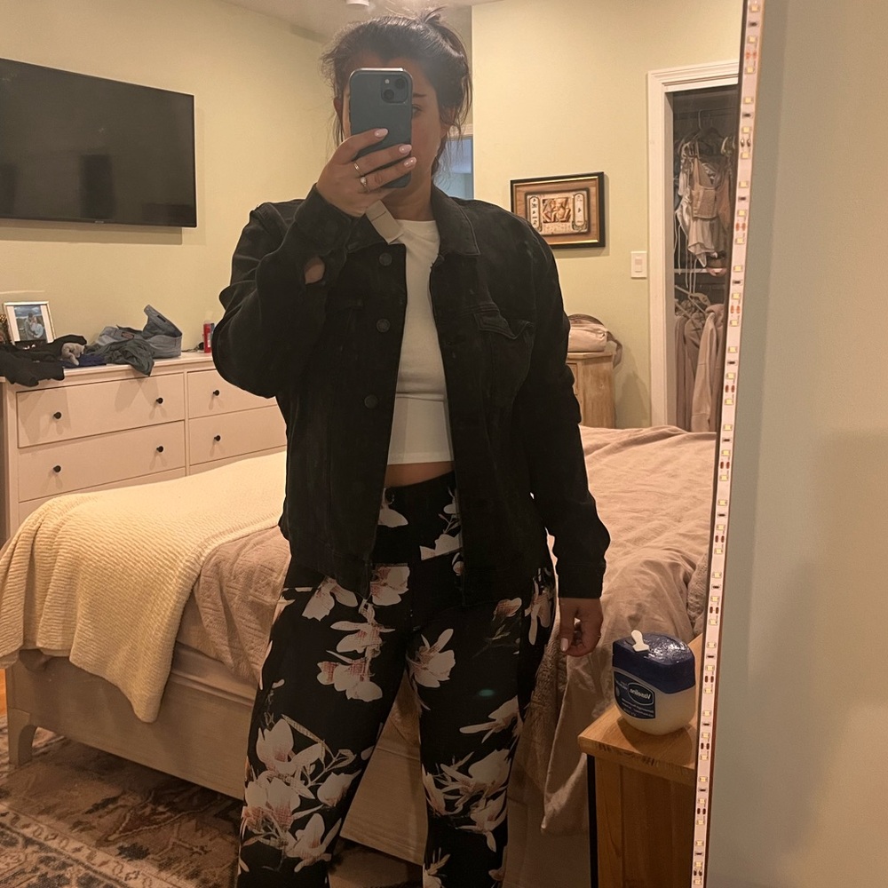 ASOS Noisy May Black Jean Jacket
